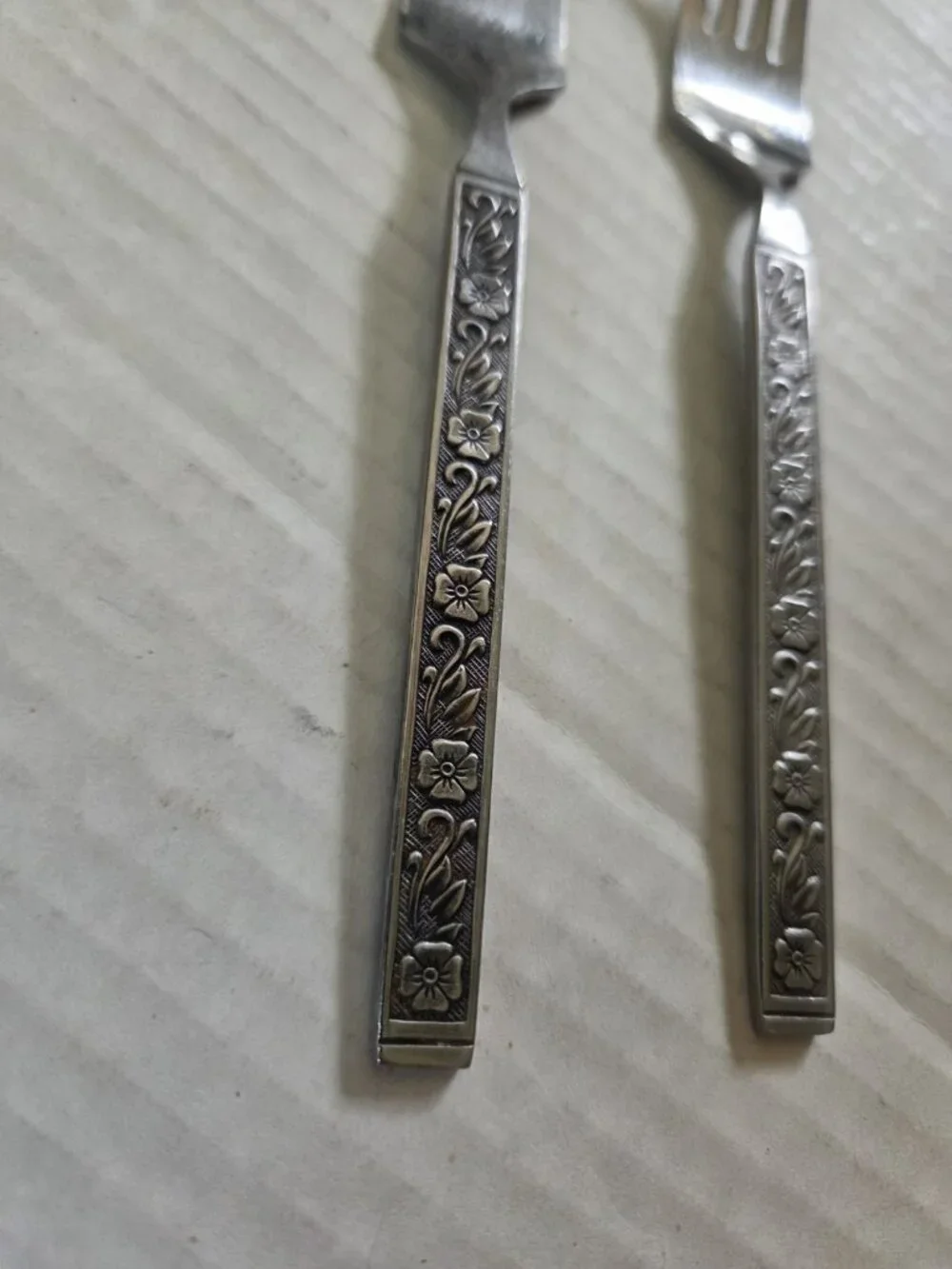 Gold Standard Night Blossom Salad Forks Set of 2 Japan Flowers